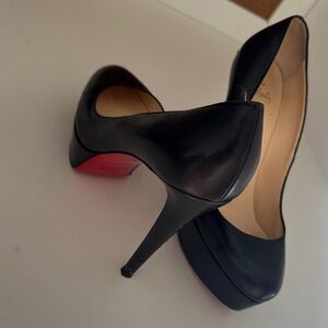 Christian Louboutin Black and Red Heels